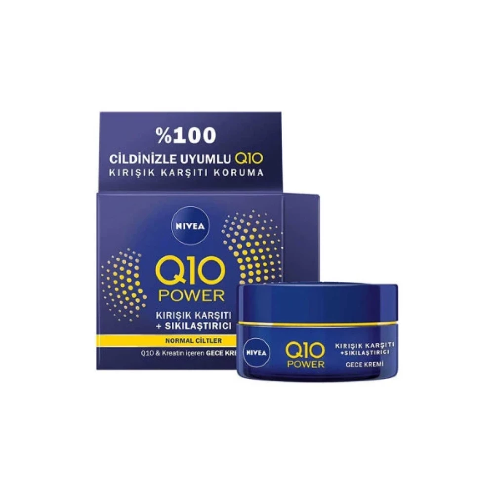 Nivea Q10 Kirisiklik Karsiti Power Yenileyici Gece Bakim Kremi 50Ml Çatlak Önleyici ve Gidericiler Fiyatı