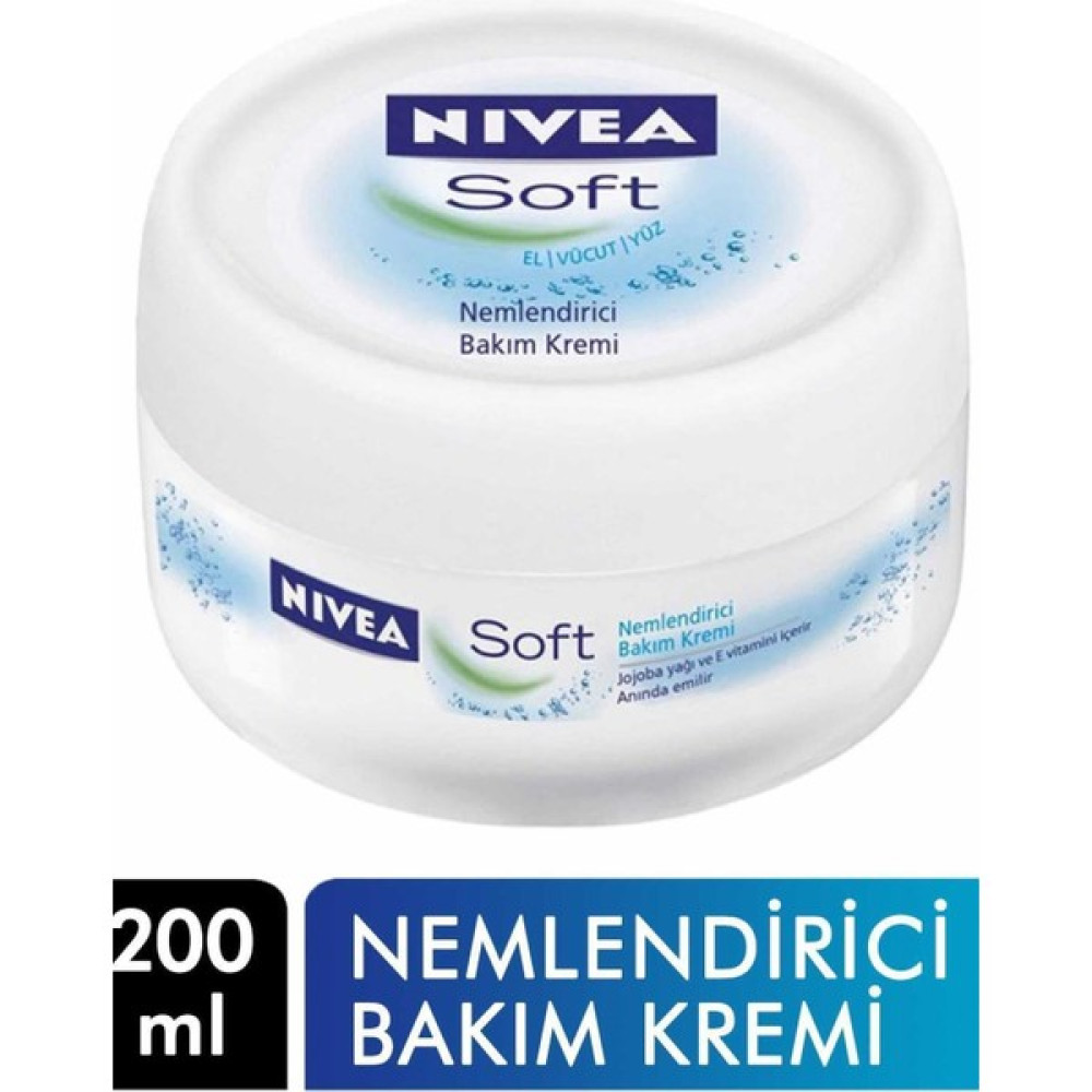 Nivea Soft Krem 200 ml Nemlendirici Bakım 4005808890507 Yüz Kremi Nemlendiriciler Fiyatı