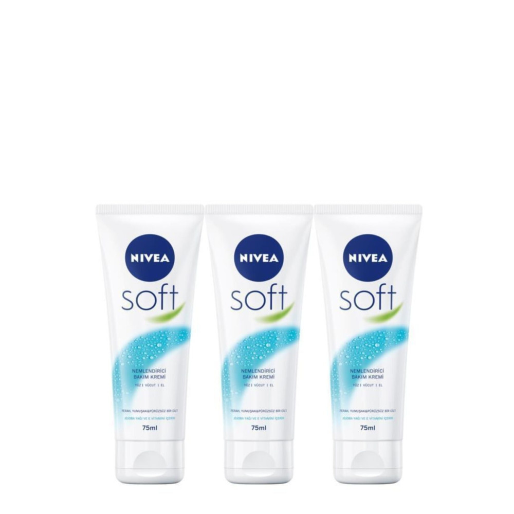 Nivea Soft Nemlendirici Bakım Kremi 75 Ml X3 Adet El Bakımı Fiyatı