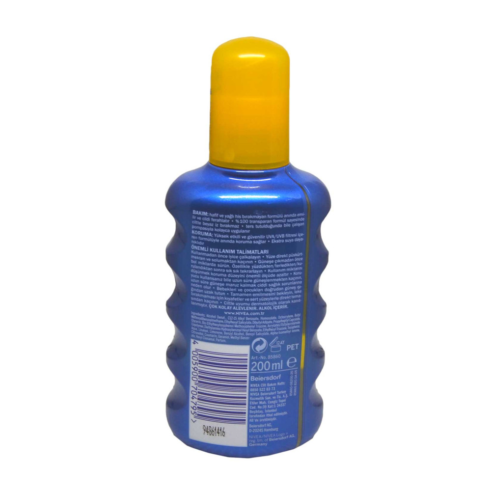 Nivea Sun 200 ml Sprey Koruma & Ferahlık 50+ SPF