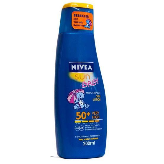 Nivea Sun Bebek SPF 50 200ml Bakım Yapan Güneş Sütü