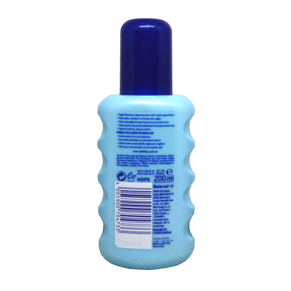 Nivea Sun Güneş Sonrası Nemlendirici Sprey 200 ml