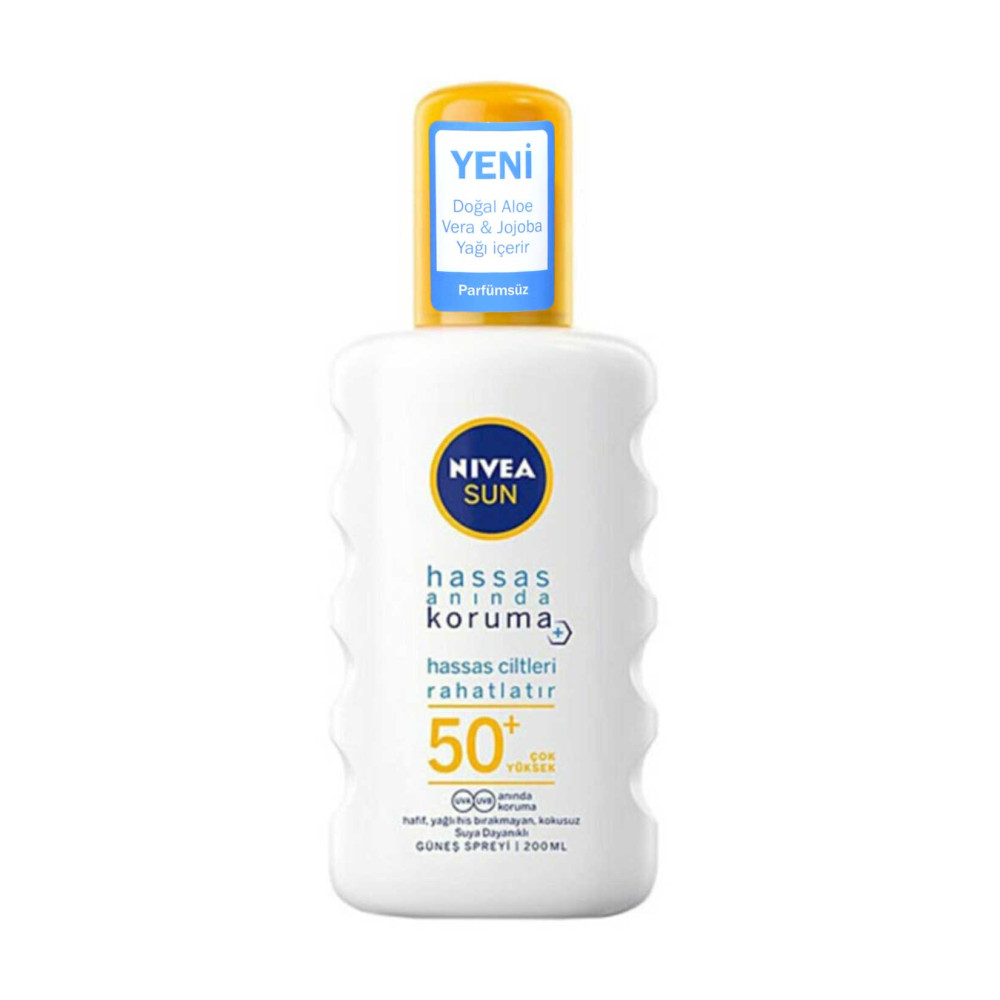 Nivea Sun Hassas Güneş Spreyi 50 GFK 200 ml Güneş Sonrası Kremler ve Losyonları Fiyatı