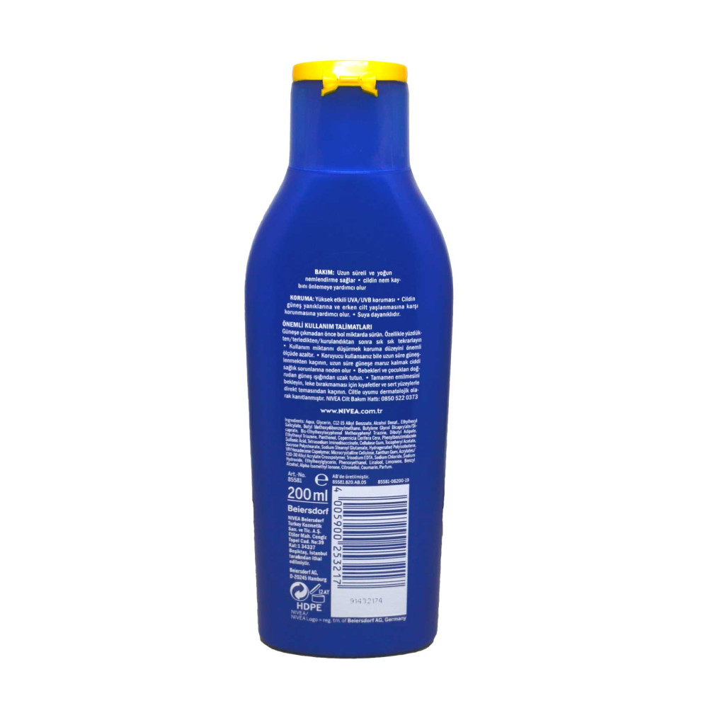 Nivea Sun Koruma&Nem Güneş Losyonu 200 ml 30 Yüksek