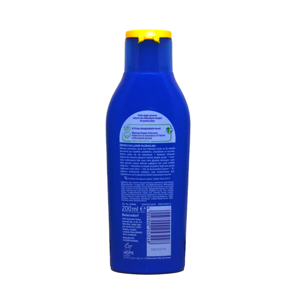 Nivea Sun Koruma&Nem Güneş Losyonu 200 ml 50+ Çok Yüksek