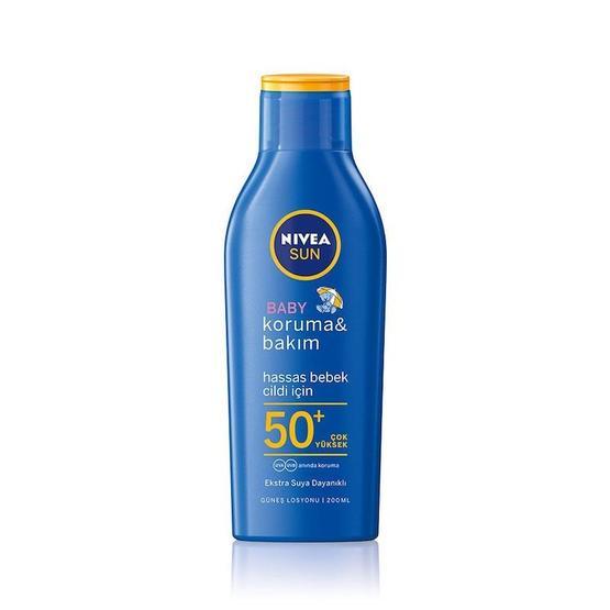 Nivea Sun SPF50 200 ml Bebek Bakım Yapan Güneş Sütü