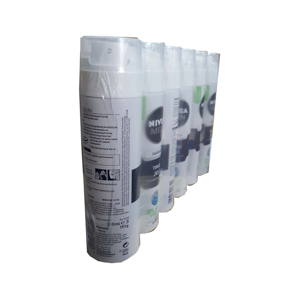 Nivea Tıraş Jeli 200 ml Hassas