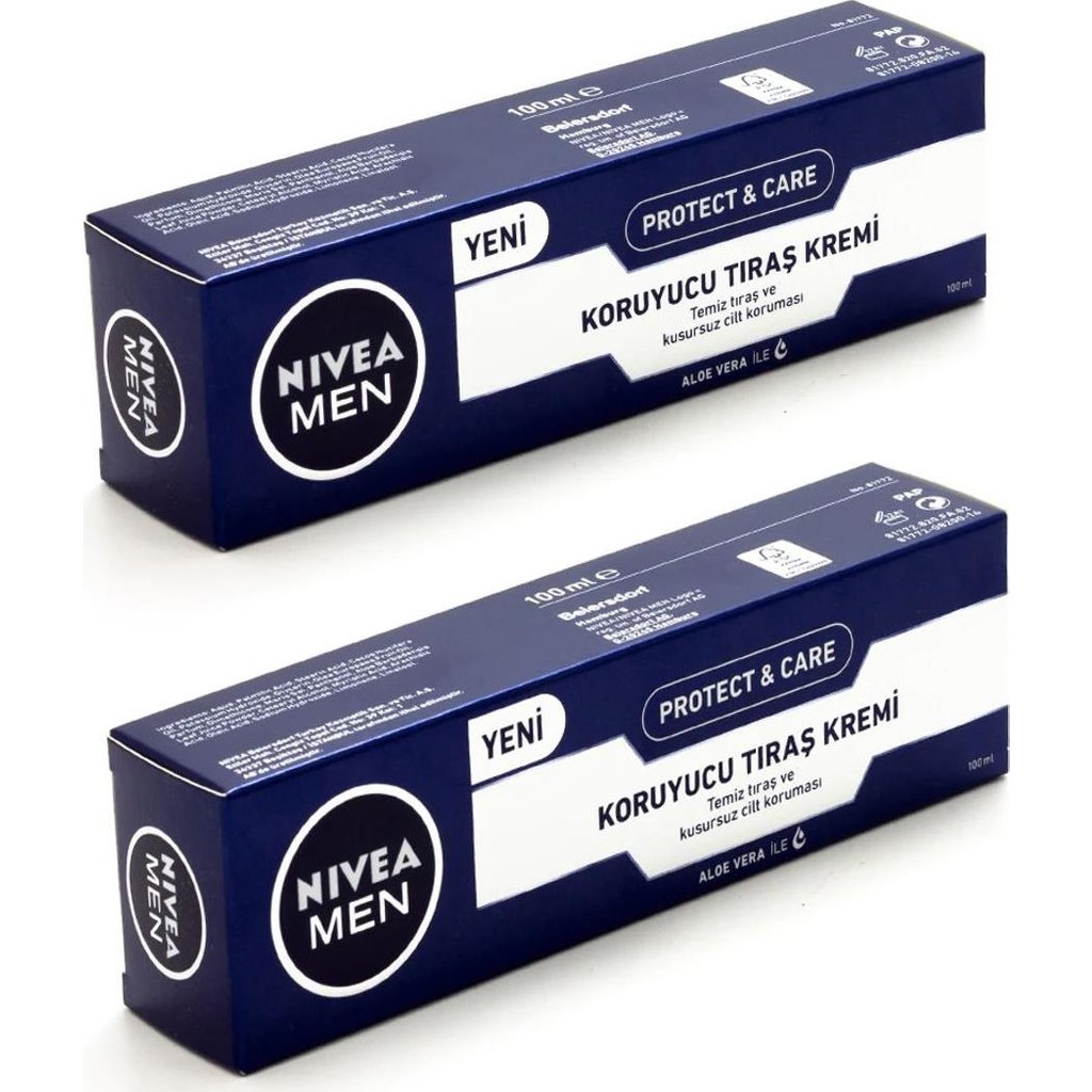 Nivea Tıraş Kremi 100 ml Koruyucu x 2 Adet Diğer Fiyatı