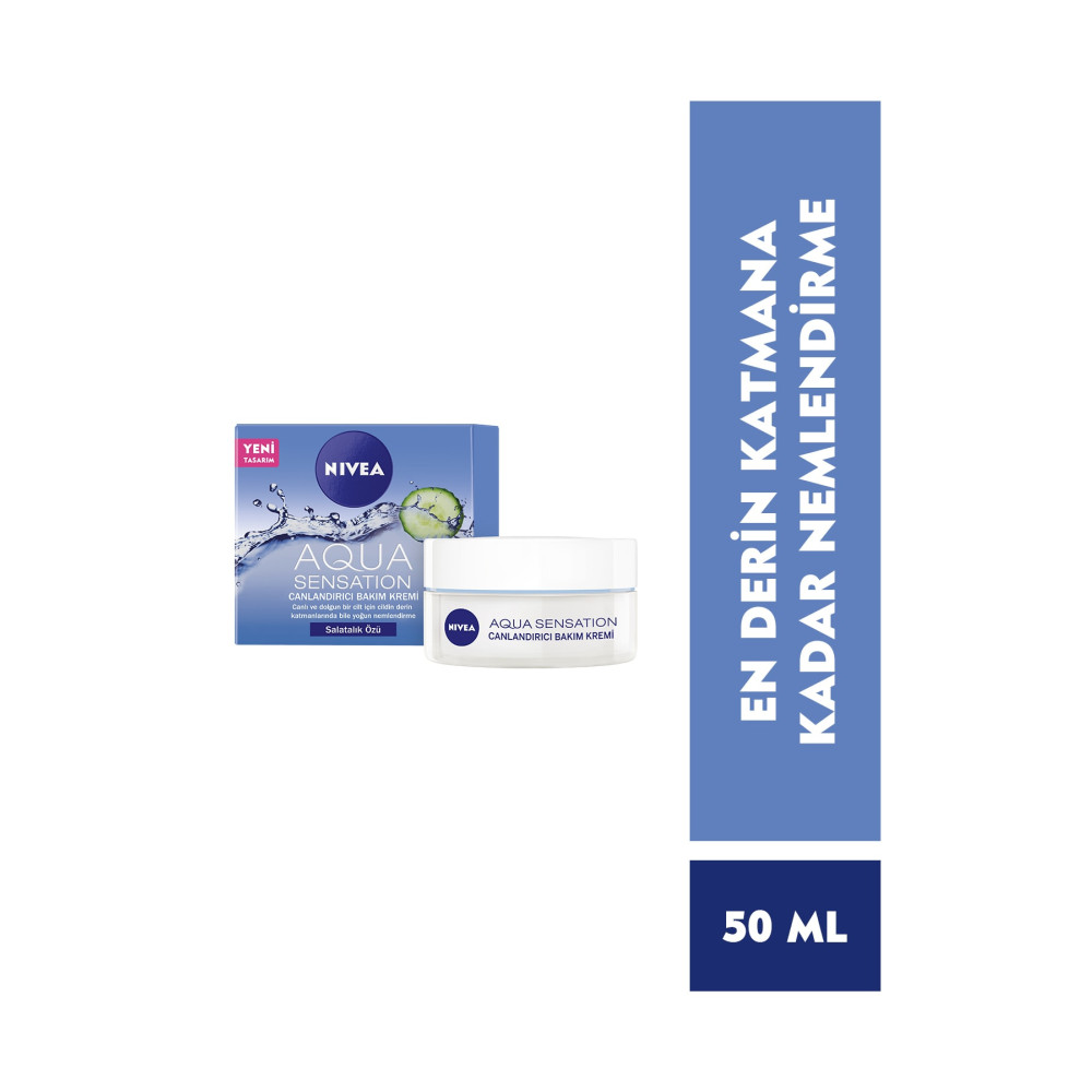 Nivea Yüz Bakım Kremi Aqua Sensation Normal Ve Karma Ciltler Için Canladırıcı Etki 50 ml Cilt ve Yüz Bakımı Fiyatı