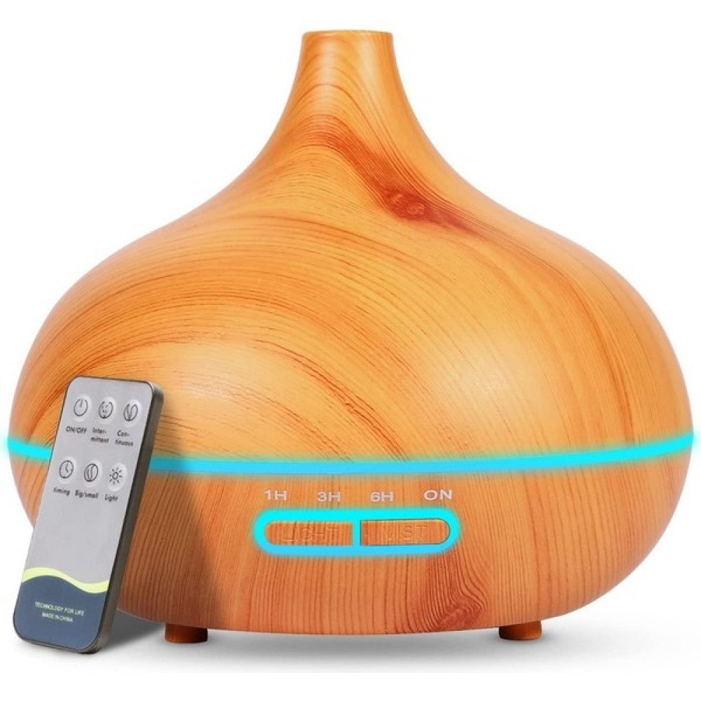 Nivego Nvg 550 ml Otomatik Hava Oda Nemlendirici Buhar Makinesi Aroma Ultrasonik Difüzör 7 Renk Kumandalı - Açık Kahverengi Diğer Fiyatı