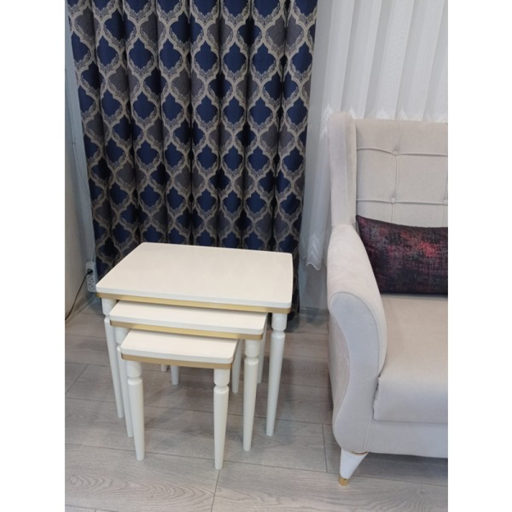 Nivemes Home Nivemes Akset Gold 3 Lü Lüx Zigon Zigon Sehpa Fiyatı