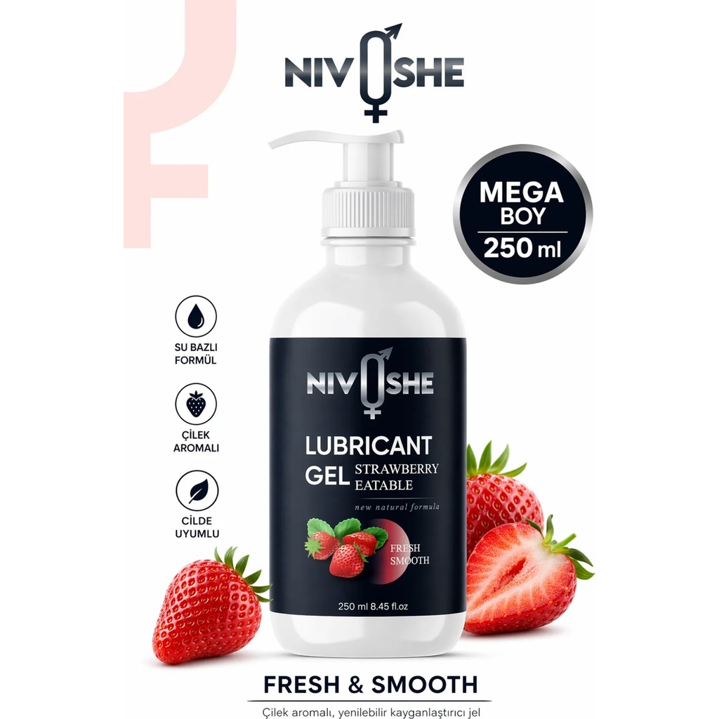 Nivoshe Premium Kayganlaştırıcıms Jel, Masaj Jeli 250Ml - 125ML Diğer Fiyatı