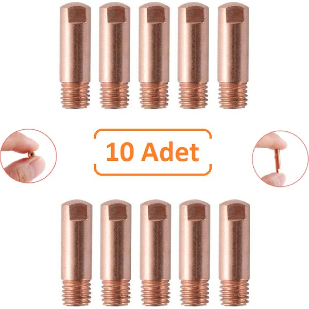 Niweld Mıg Kaynak Kontak Memesi M6X25 1.0 mm Kaynak Makineleri Fiyatı