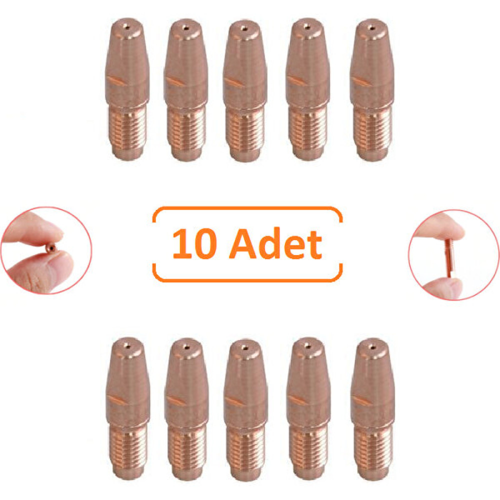 Niweld Mıg Kaynak Kontak Memesi M8X30 1.6 mm Kaynak Makineleri Fiyatı