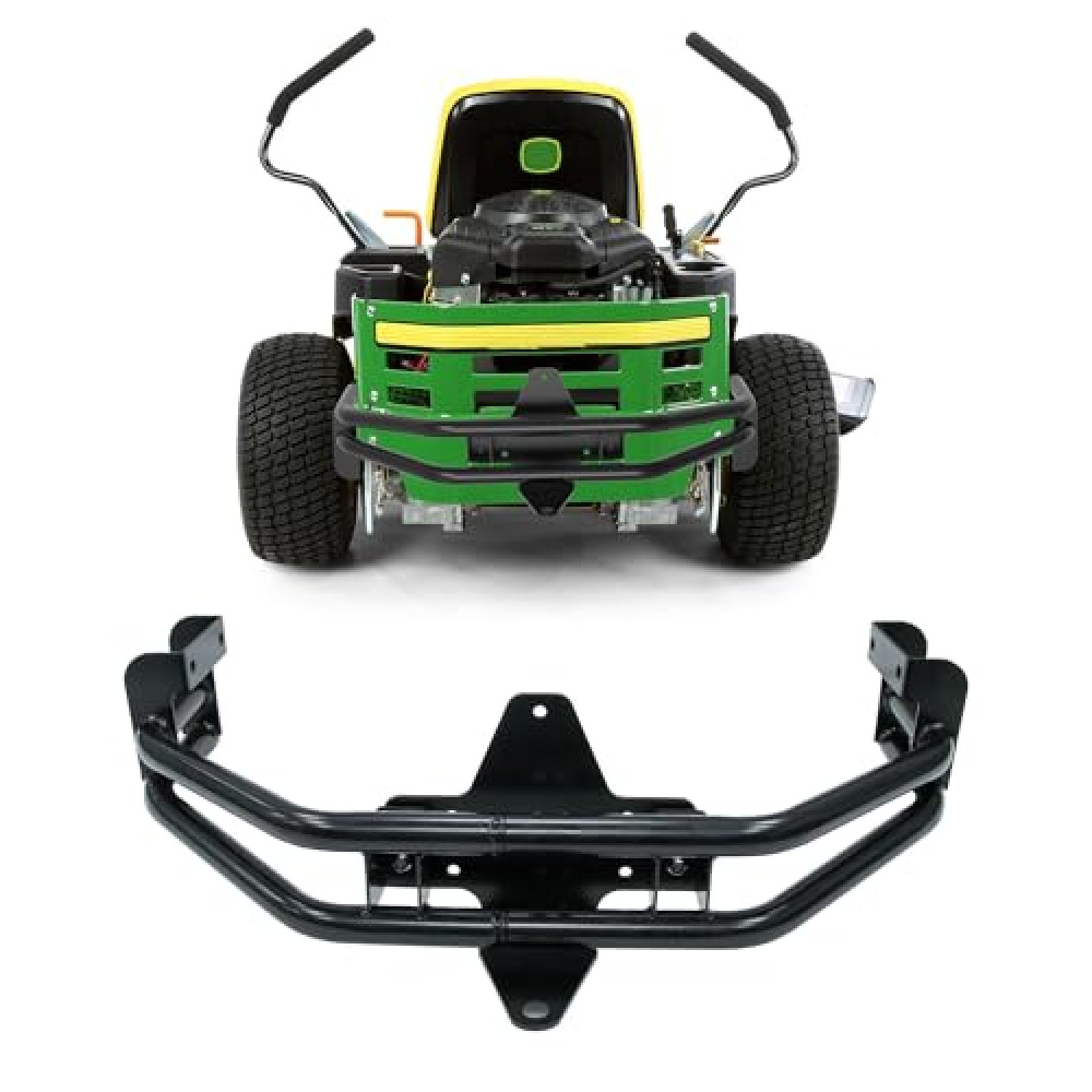 NIXFACE Rear Bumper Bar W/Hitch Kit Zero-Turn Mowers Replacement Compatible with John Deere Z235 Z255 Z335E Z335M Z345M Z345R Z355E Z375R