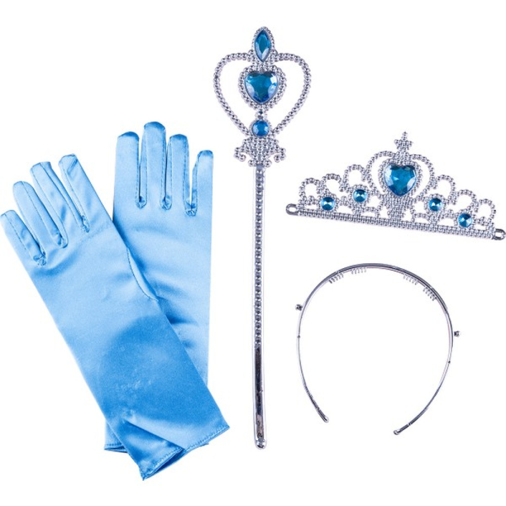Niyet Elsa Karlar Ülkesi Taç - Eldiven - Asa Set - Frozen Set - Standart - Renkli Oyuncak Fiyatı
