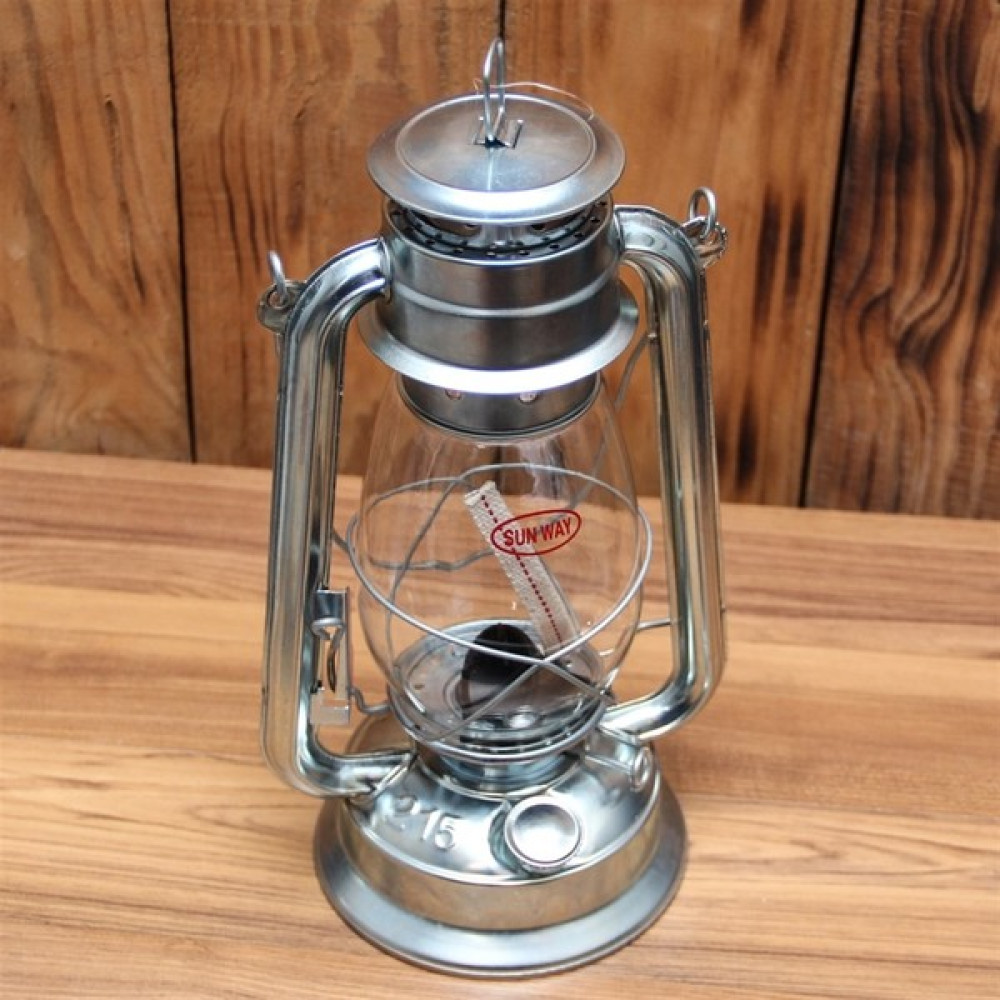 Niyet Gemici Feneri Gaz Lambası Büyük Boy - 30 cm - Gri - Dekoratif - Kamp - Outdoor Dekoratif Lamba Fiyatı