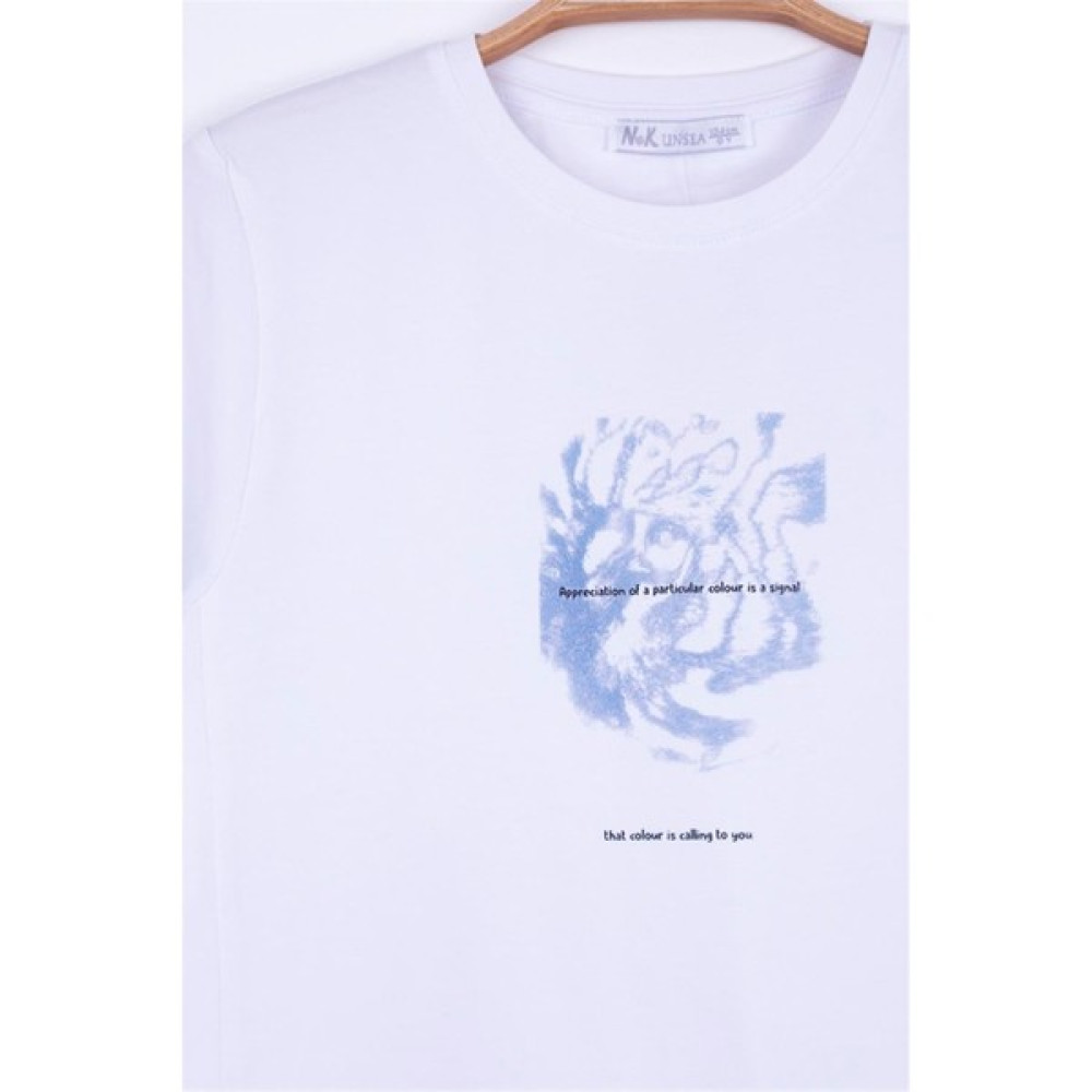 Nk Kids Erkek Çocuk Flu Desenli Kısa Kol Tshirt Kız Çocuk Gömlek Fiyatı