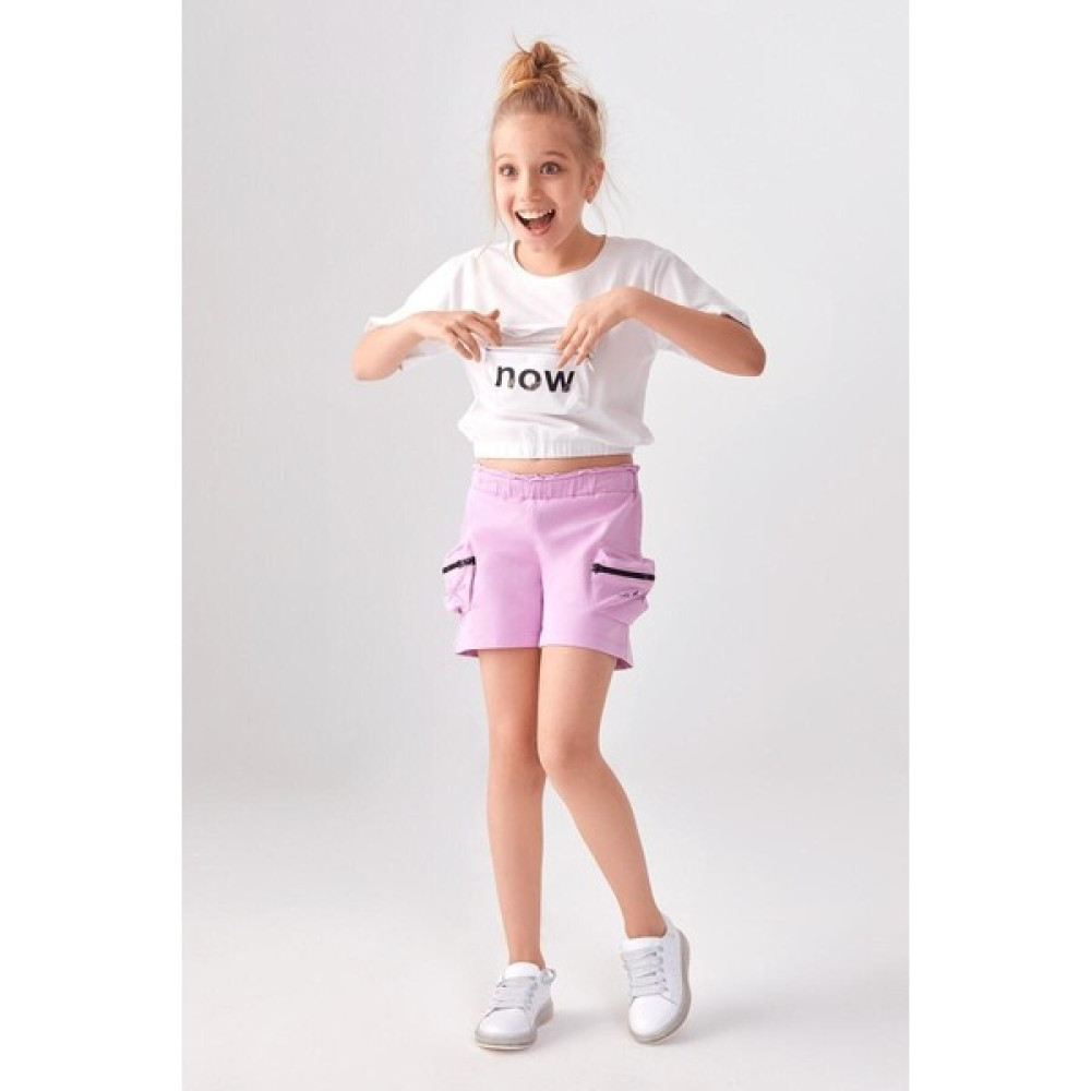 Nk Kids Karia Kids Kız Ççocuk Göbek Açık Şortlu Takım Kız Çocuk Giyim Takımı Fiyatı