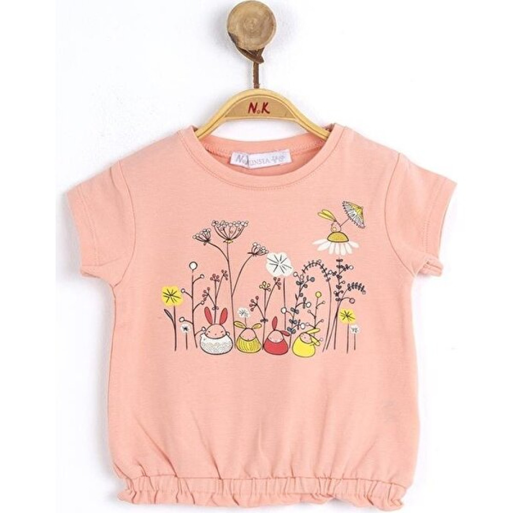 Nk Kids Kısa Kollu Bady Kız Bebek Pudra Bebek T-shirt Fiyatı