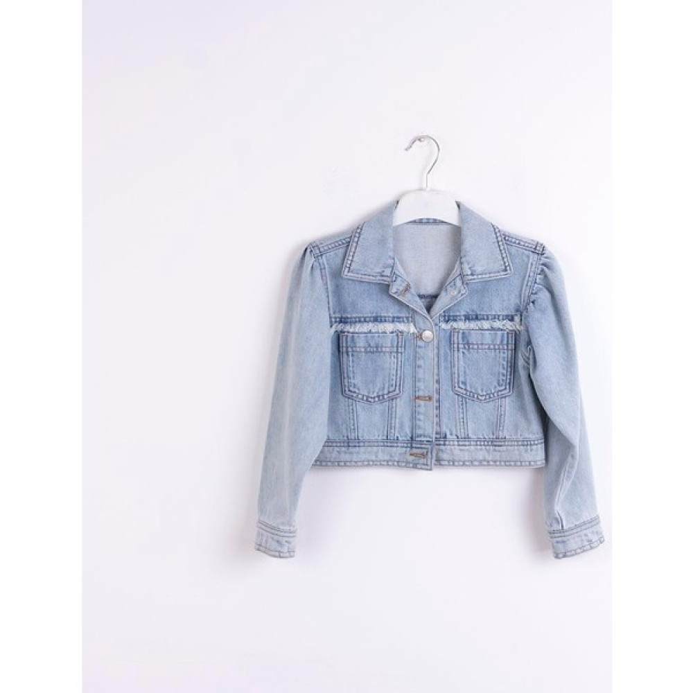 Nk Kids Kız Çocuk Crop Kot Mont Kız Çocuk Mont Fiyatı