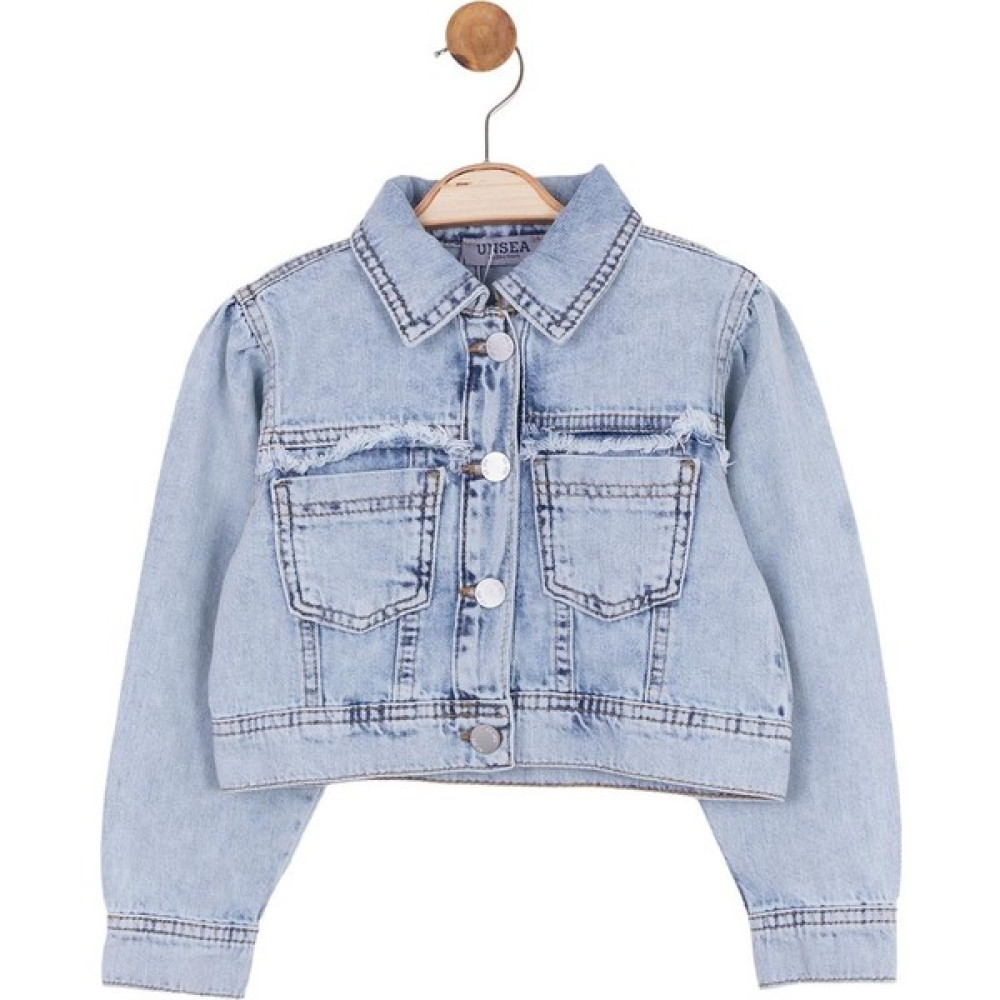 NK Kids Kız Çocuk Kısa Kot Ceket 34701 Kot Mavi Kız Çocuk Mont Fiyatı