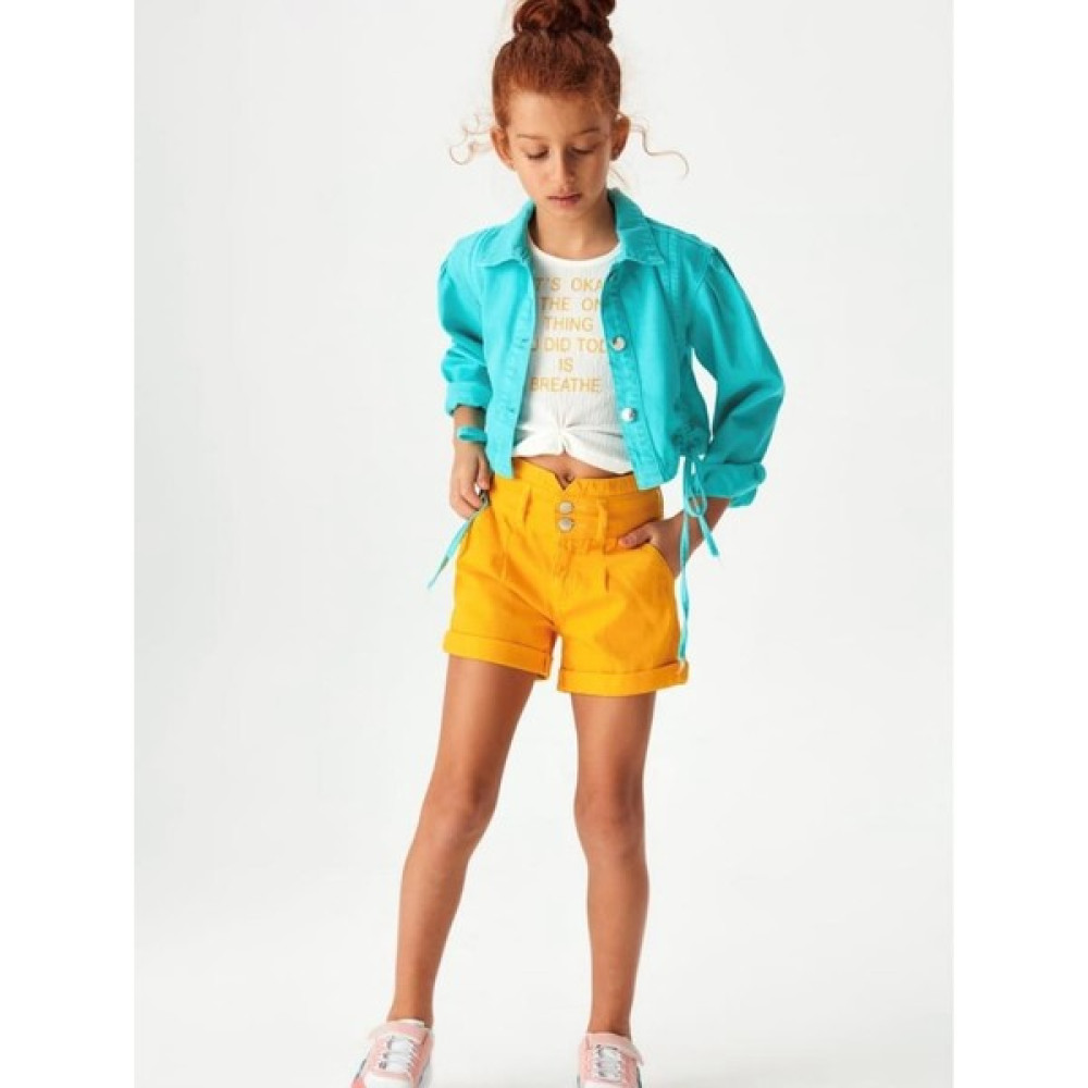 Nk Kids Kız Çocuk Kısa Spor Kot Ceket Kız Çocuk Mont Fiyatı