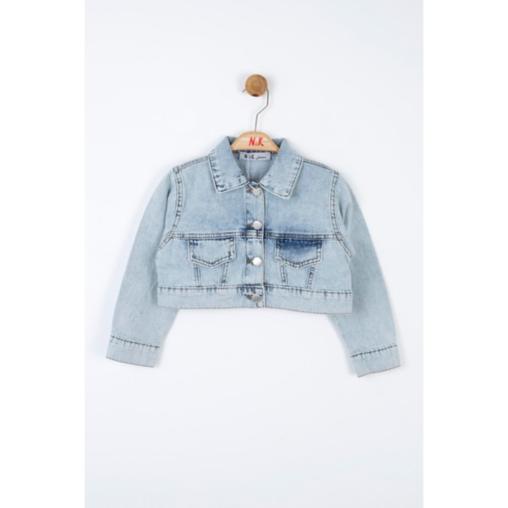Nk Kids Kız Kot Ceket 24YNK36700 Kız Çocuk Mont Fiyatı
