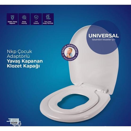 Nkp 0337 Sedef Yavaş Kapanan Klozet Kapağı