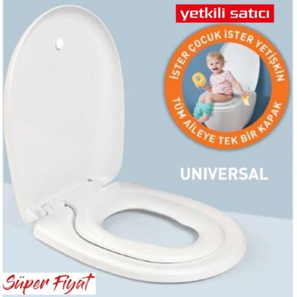 Nkp Universal Cocuk Adaptorlu Yavas Kapanir Klozet Kapagi Orjınal Klozet Fiyatı