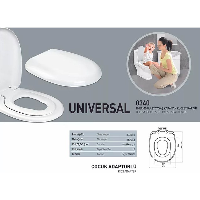 Nkp Universal Çocuk Yetişkin Klozet Kapağı Diğer Fiyatı