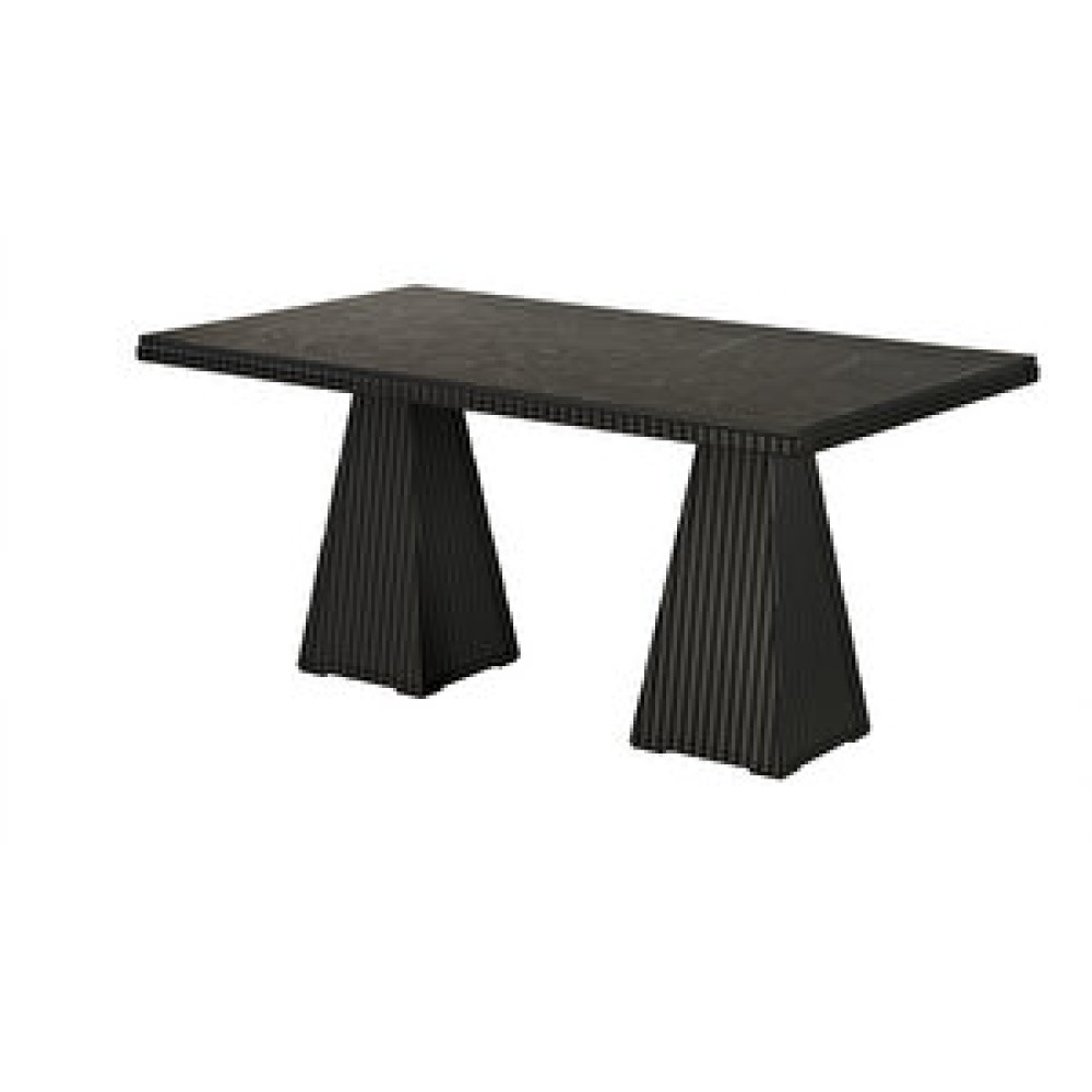 Nmoda Prizma Mutfak Masası Siyah 90x160 cm Yemek & Mutfak Masası Fiyatı