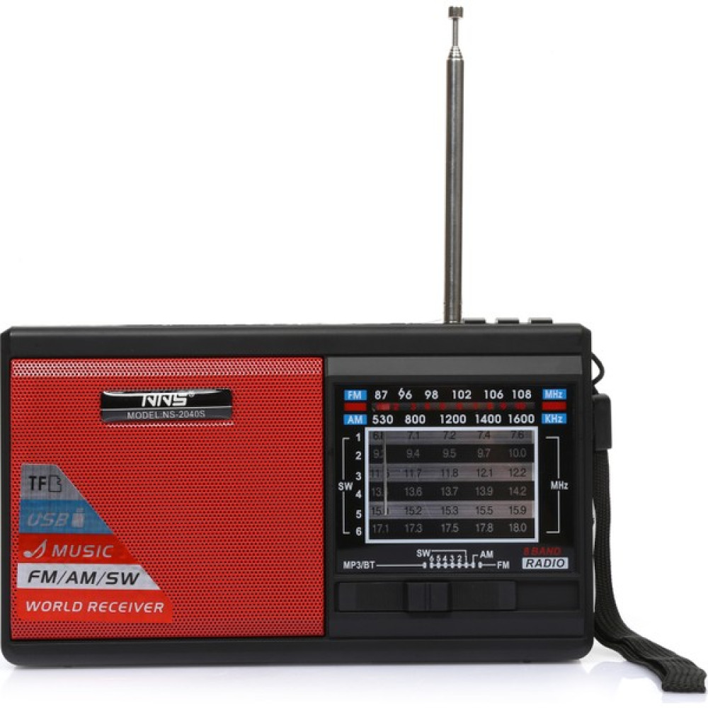 Nns Güneş Enerjili Şarjlı Radyo + El Feneri + Bt + USB + Tf Destekli - Kırmızı Alarmlı Saatler & Radyolar Fiyatı