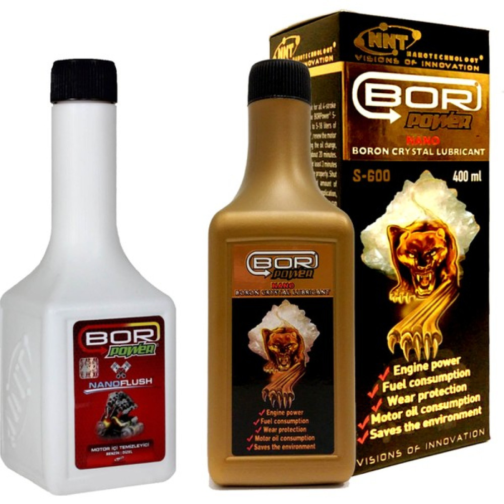 Nnt Bor Power Bor Power S-600 Gold (400ML)+ Nanoflush Motor Içi Temizleyici (200ML) Oto Boyaları Fiyatı