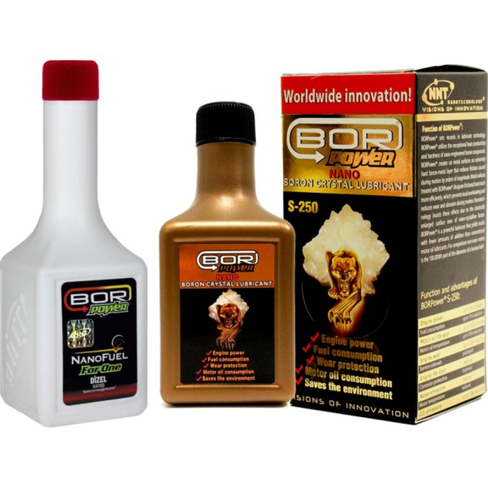 Nnt Bor Power Bor Power S Gold (250ML) + Dizel Yakıt Katkısı (200ML) Motor Yağı Fiyatı