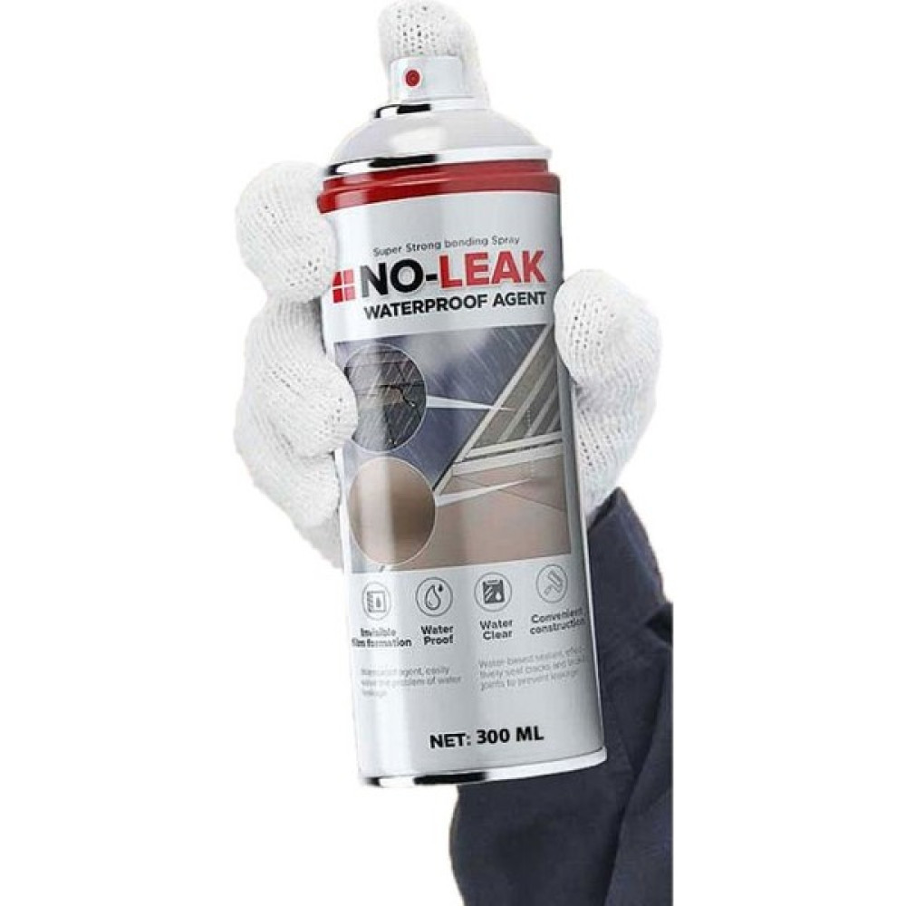 No-Leak Su İzolasyon Sızıntı Onarım Spreyi Su Geçirmez Beyaz 300 ml Dış Cephe Yalıtım Malzemeleri Fiyatı