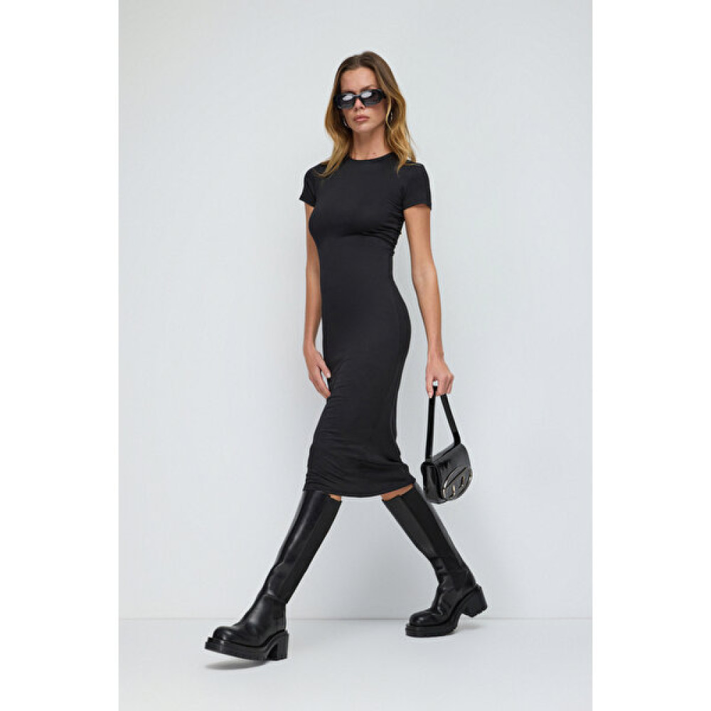 No Matter What Basic Bodycon Midi Elbise Elbise Fiyatı
