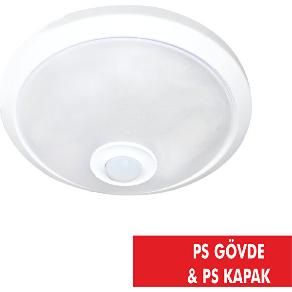 No-Vo 360° Hareket Sensörlü Tavan Armatür Ps Gövde & Ps Kapak 2*9W NV001.70 Armatür Fiyatı