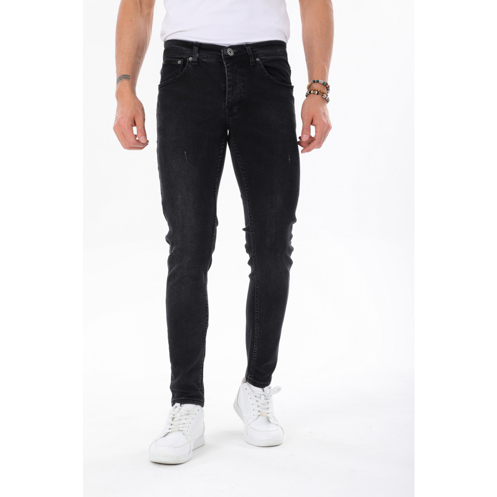 No Way Skinny Fit Likralı Antrasit Tırnaklı Erkek Pantolon 38 Beden Kadın Pantolon Fiyatı