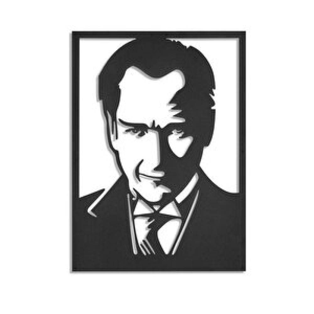 No239 Atatürk Portre Metal Duvar Tablosu Tablo & Poster Fiyatı