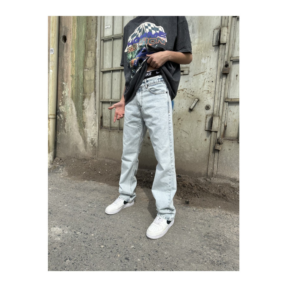 No362 Düz Açık Mavi Baggy Pantolon 34 Beden Kadın Pantolon Fiyatı