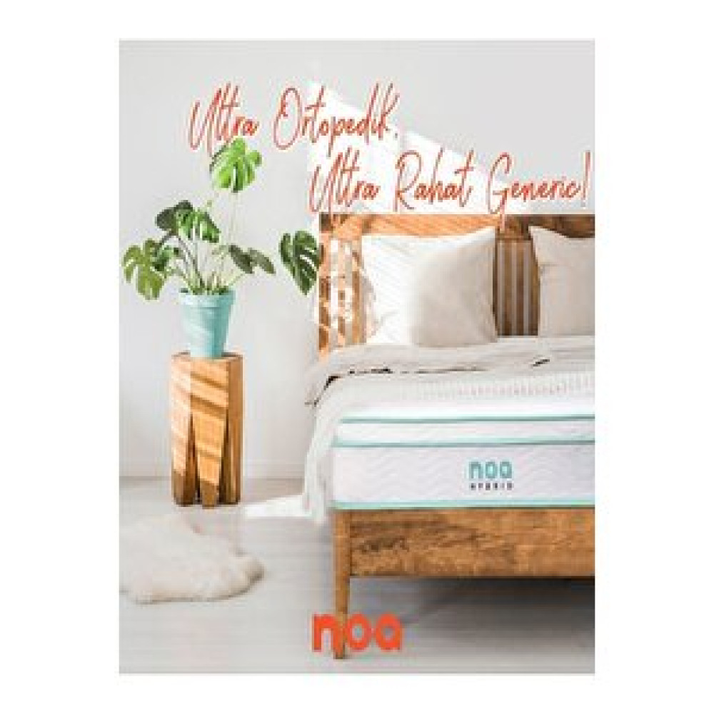 Noa Yatak Generic Visco Jel Teknolojili Anti Statik Örme Kumaş Ultra Ortopedik Yaylı Yatak 120x200 cm Yatak Fiyatı