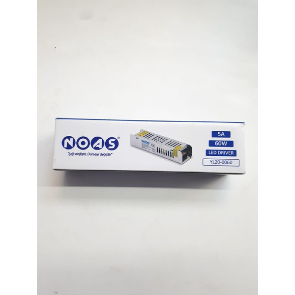 Noas 60W 5A Slim Kasa LED Trafosu Oto Boyaları Fiyatı