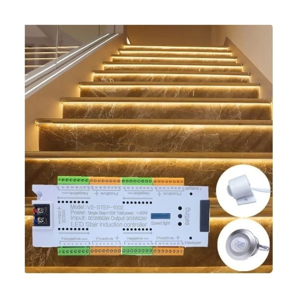 Noas Led Akıllı Merdiven Aydınlatma Adım Takip Sensörlü - 10 m - Amber Led Aydınlatmalar Fiyatı