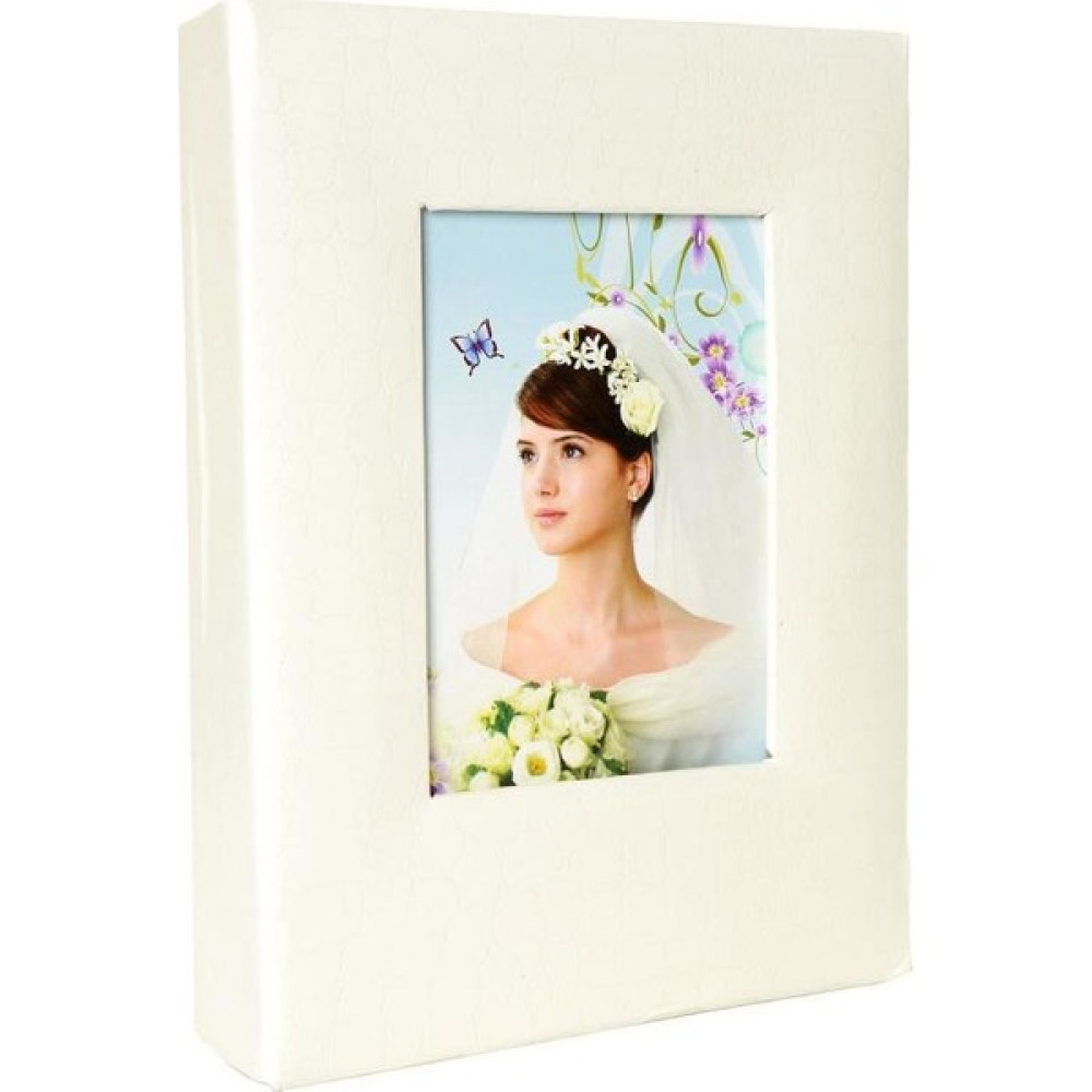 Nobbystar 100'LÜK Beyaz Deri 15x21cm Pencereli Fotoğraf Albümü Resim & Fotoğraf Çerçevesi Fiyatı