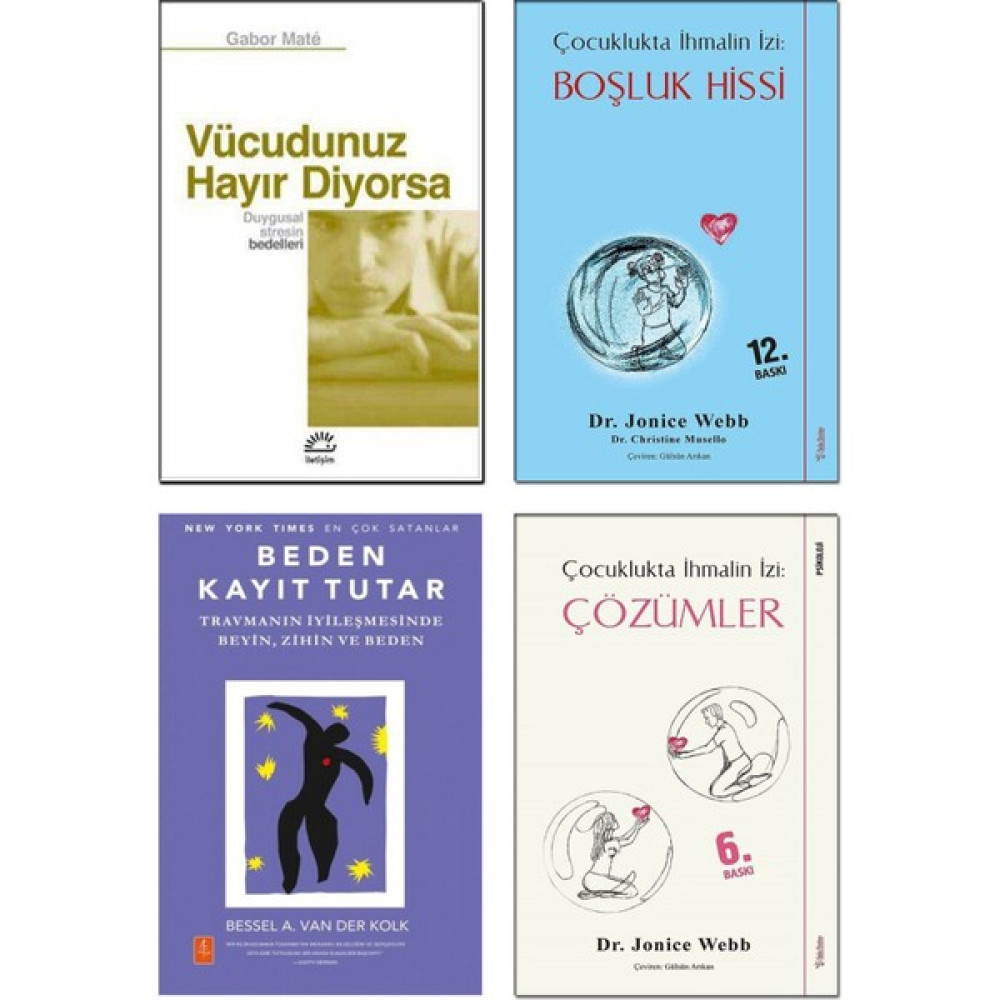 Nobel Yaşam – Vücudunuz Hayır Diyorsa / Gabor Mate + Beden Kayıt Tutar + Çocuklukta Ihmalin Izi : Boşluk Hissi + Çocuklukta Ihmalin Izi : Çözümler ... Kişisel Gelişim ve Psikoloji Fiyatı