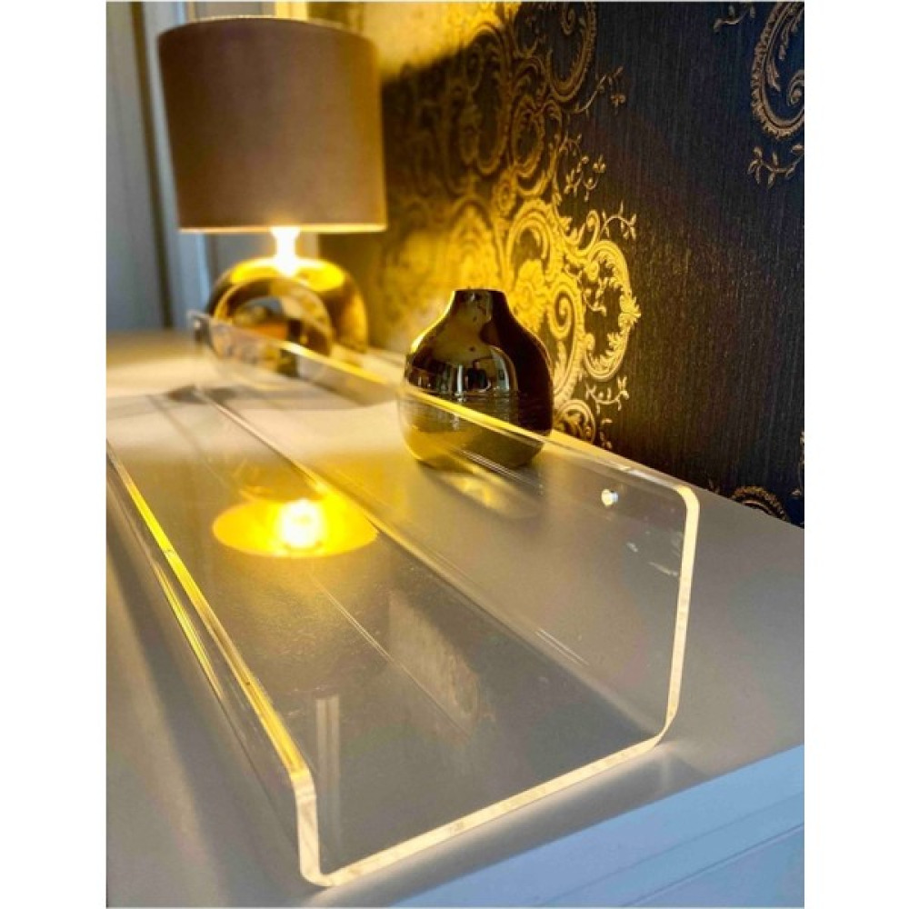 Nobell 30CM x 10CM Pleksi Raf (2'li Set) - 30 x 10 Banyo Rafı Fiyatı