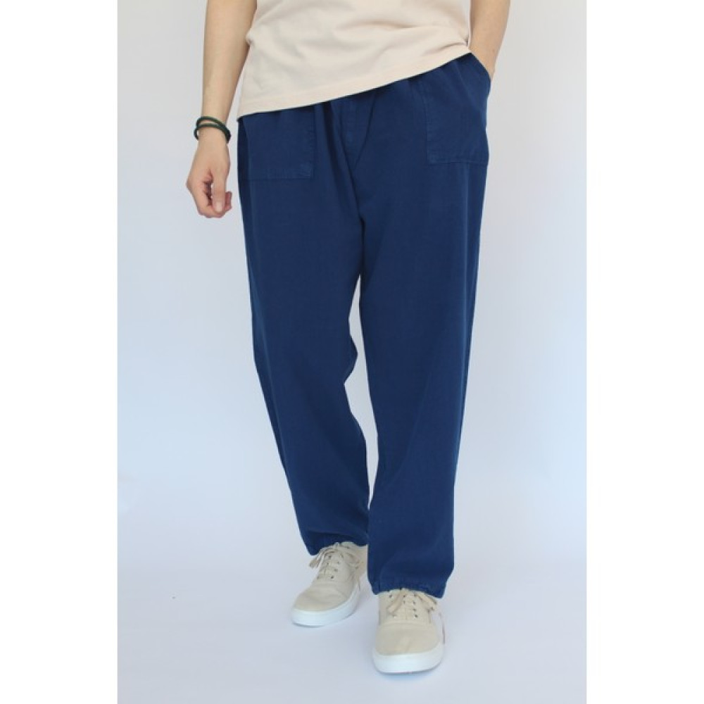 Nobility Jean Unisex Yazlık Beli Lastikli Rahat Lacivert Keten Pamuklu Serin Tutan İpli Bol Keten Pantolon Erkek Pantolon Fiyatı