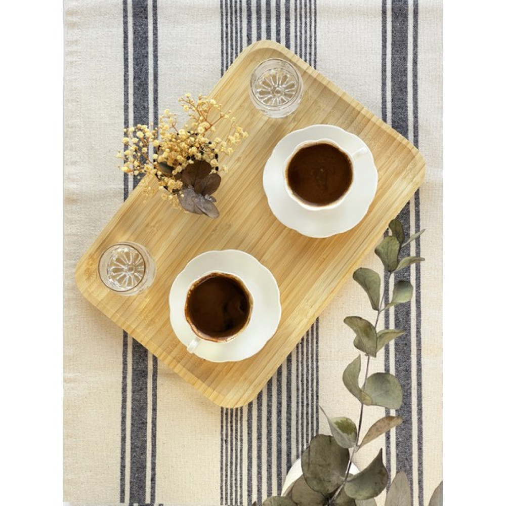 Nobleraven Design Bambu Dikdörtgen Tepsi, Bambu Kahve Tepsisi, Bambu Peynir Tabağı, Bambu Servis Tabağı Servis Tepsisi Fiyatı