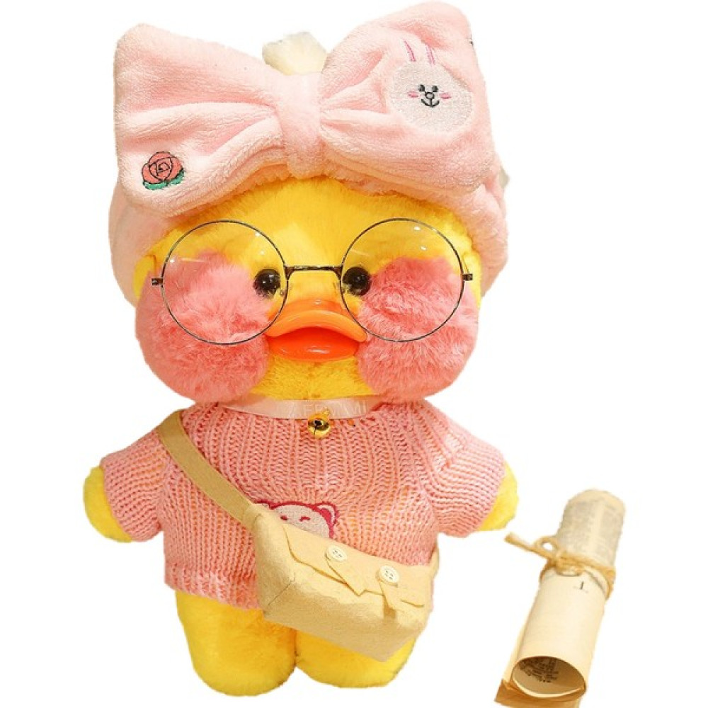 Nobrand Hyaluronik Asit Ördek Küçük Sarı Ördek Peluş Oyuncak Bebek Net Kırmızı Ördek Lalafanfan Kafe Mimi (Yurt Dışından) - 30厘米（0.3kg） - 30mm Peluş Oyuncaklar Fiyatı